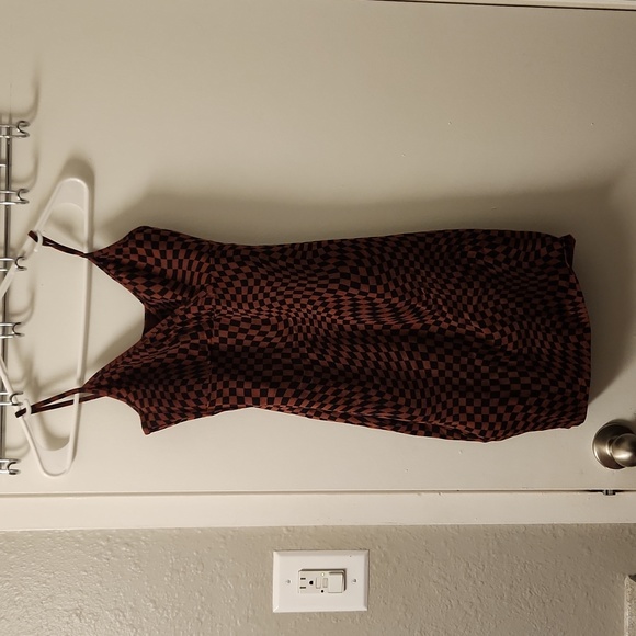 Wild Fable Spaghetti Strapped Checkered Mini Dress size S - Picture 1 of 9